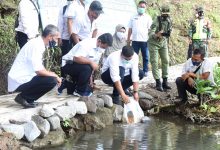 Photo of Wali Kota Kediri Tabur Benih Ikan Untuk Sumber Mata Air Kota Kediri