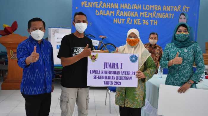 Photo of Kelurahan Burengan Tetapkan Juara Lingkungan Terbersih
