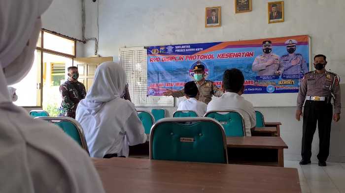 Photo of Lewat PPSS, Polres Kediri Kota Antisipasi Adanya Klaster PTM