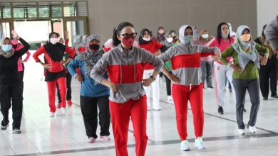 Photo of Penuh Semangat, Mbak Chica Kenalkan Senam Kreasi Perwosi