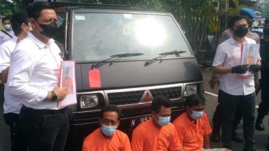 Photo of Satreskrim Polres Kediri kota Bekuk  Komplotan Maling Pickup Lintas Kota