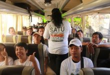 Photo of Ribuan Relawan Suket Teki Berbagai Daerah Semarakkan Konser Satu Komando