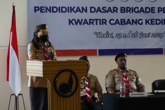 Photo of Mbak Cicha Gelar Diksar Brigade Penolong