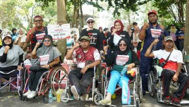 Photo of 25 Penyandang Disabilitas Ikuti Kediri Run 2023