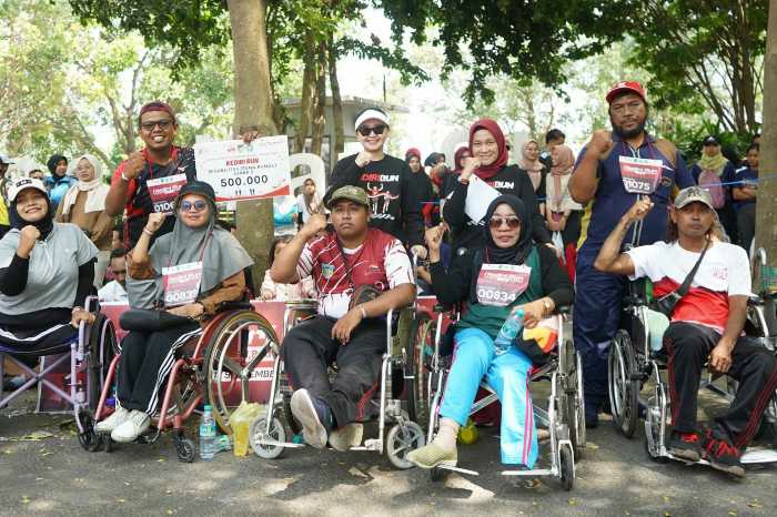Photo of 25 Penyandang Disabilitas Ikuti Kediri Run 2023