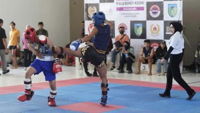 Photo of 266 Peserta Ikuti Kickboxing Piala Bupati Kediri 2024