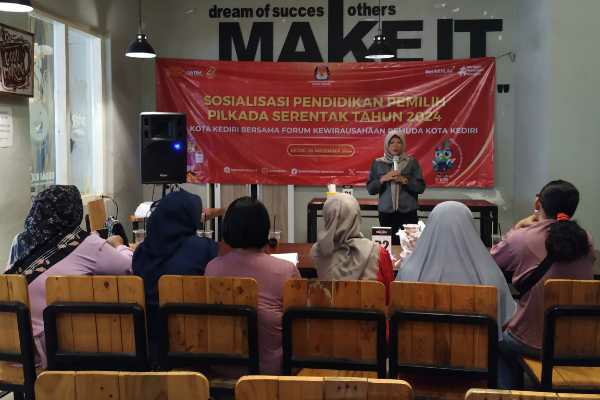 Photo of KPU Kota Kediri Ajak Komunitas Wirausaha Muda Berperan Aktif Pada Pilkada Serentak 2024