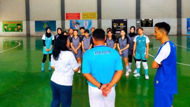 Photo of Cabor Futsal Putri Kabupaten Kediri Matangkan Mental Pemain