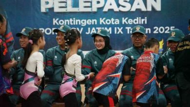 Photo of 289 Atlet Dilepas Mbak Wali, Kota Kediri Targetkan Masuk di Tiga Besar Porprov Jatim 2025