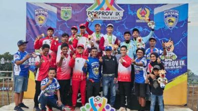 Photo of IMI Sumbang Emas Perdana Kabupaten Kediri di Porprov Jatim 2025