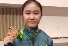 Photo of Debut Manis Kezia Nathania, Raih Perunggu di Wushu Taolu Porprov Jatim