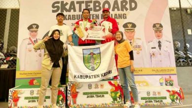 Photo of Skateboard Sumbang Emas, Kabupaten Kediri Tambah Perolehan Medali di Porprov Jatim 2025