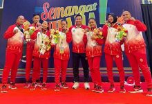 Photo of Porprov Jatim IX 2025, Cabor Sambo Kabupaten Kediri Sumbang Lima Medali