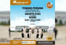 Photo of Dibuka Bertepatan Hari Pahlawan, Berikut Jadwal Penerbangan Jakarta – Kediri PP Super Air Jet