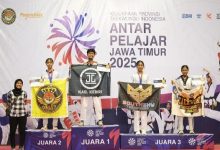 Photo of Berkat Latihan Intensif, Taekwondo Kediri Borong Medali di Kejurprov Jatim 2025