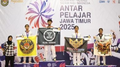 Photo of Berkat Latihan Intensif, Taekwondo Kediri Borong Medali di Kejurprov Jatim 2025