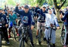 Photo of Bersepeda Bersama, Mas Tofa Ajak Masyarakat Jaga Kebiasaan Hidup Sehat