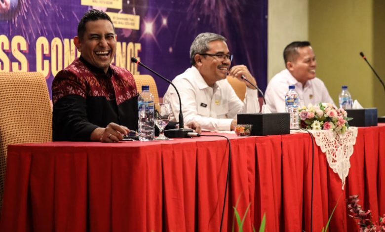 Photo of Disemarakkan Rio Febrian, Peresmian Wajah Baru Jalan Stasiun Kediri Dihiasi Makan Pecel Bersama