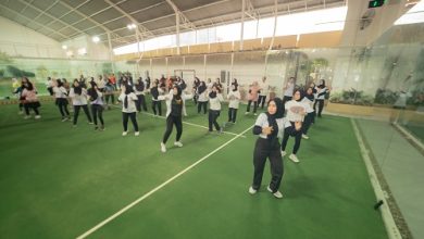 Photo of Zumba – Padel Berkolaborasi di Panjalu Padel Club, Disambut Antuasias Warga
