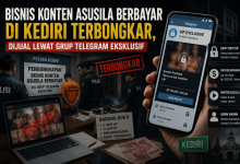 Photo of Bisnis Konten Asusila Berbayar di Kediri Terbongkar, Dijual Lewat Grup Telegram Eksklusif