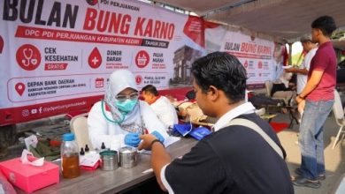 Photo of PDI Perjuangan Kabupaten Kediri Gelar Cek Kesehatan Gratis hingga Pasar Murah di Bulan Bung Karno