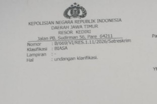 Photo of Janji Urus Izin Dapur SPPG Tanpa Hasil, Warga Jombang Dilaporkan ke Polres Kediri