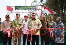Photo of Kodim 0809/Kediri Ikuti Launching Nasional 3.365 Jembatan Garuda dan 3.000 Titik Air Bersih