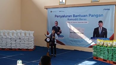 Photo of Kemenko Pangan Bersama Dirut BULOG Bagikan Langsung 7.542 Ton Beras Bantuan Pangan Warga dan Ojol di Kediri